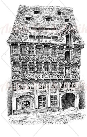 The zum Sack house in Braunschweig – 1536