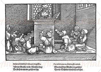 Schooling in XVI century