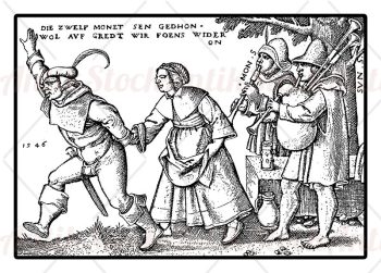 Peasants celebrate a fest 1546