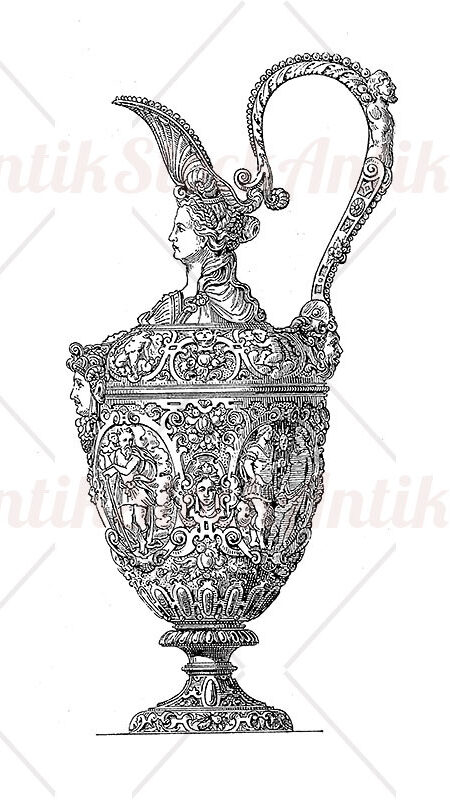 Renaissance silver jug