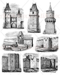 Middle Ages fortification in Germany
