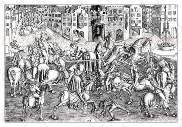Tournament in Muenchen by Matthaeus Zafinger 1500