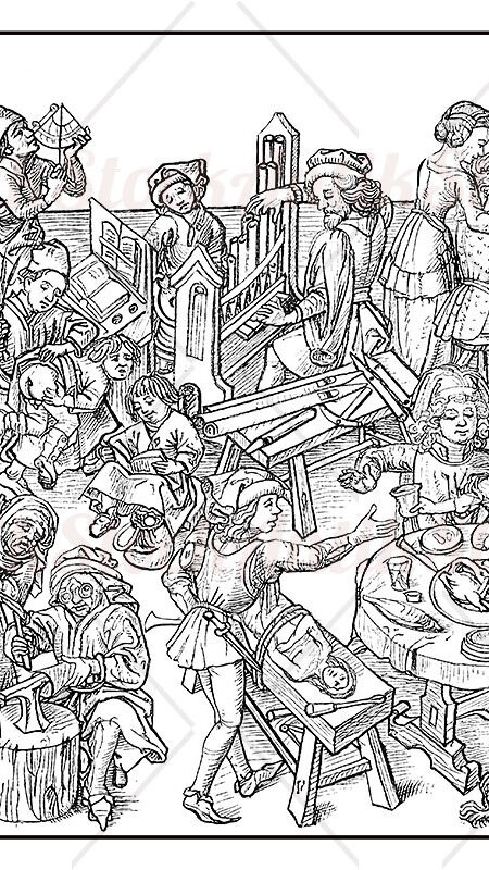 Middle class people life in 15th century