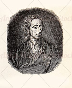 Portrait of John Locke father of Liberalism