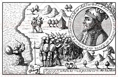 Vasco Nunez de Balboa exploration of central America