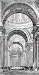 Foucault pendulum at Pantheon in Paris
