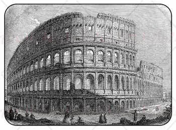 Rome – Colosseum in 19th century