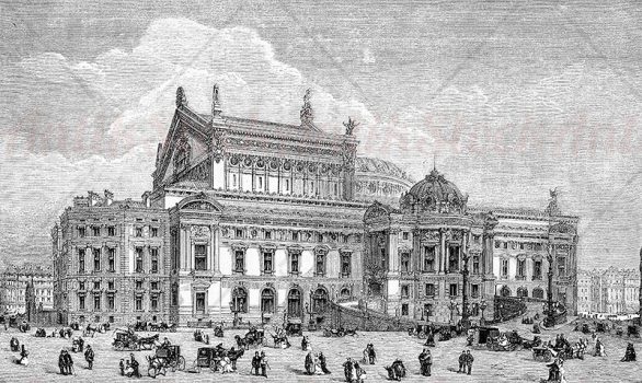 Paris – Palais Garnier lateral view