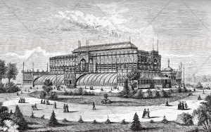 Garden pavilion at the Philadelphia world fair 1876
