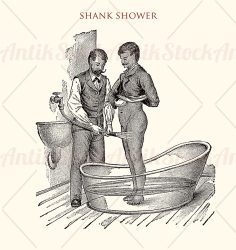 Shank shower