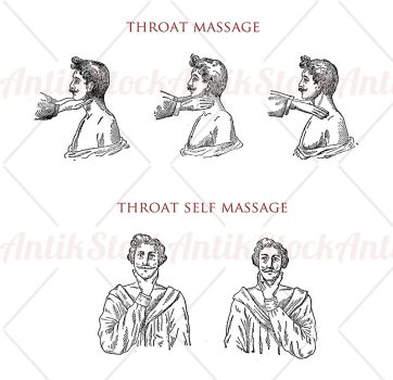 Throat massage