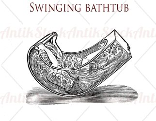 Swinging bathtub
