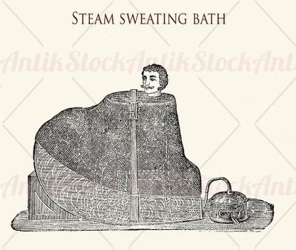Steam sweating bath