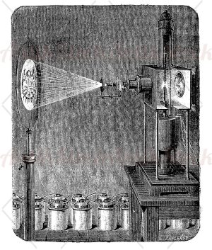 Projection microscope