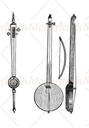 Antique Arabian fiddlers