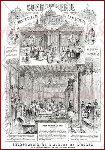 Schoemaker workshop advertising 1888