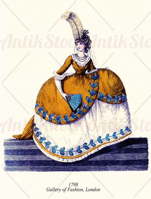 Women fashion illustrated 1798