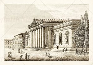 The Gliyptothek in Munich 1820