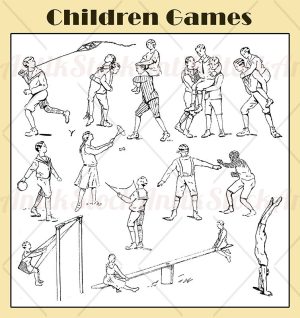 Children games outdoors