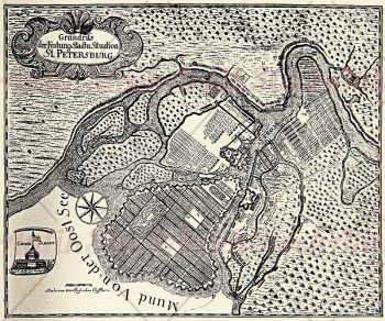St. Petersburg in year 1738