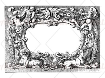 Renaissance ornamental frame
