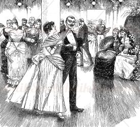 Gentleman flirts at the ball