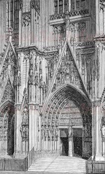 West portal of Cologne cathedral