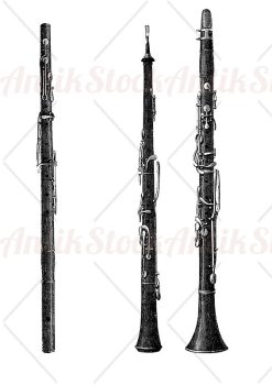 Oboe clarinet and flute